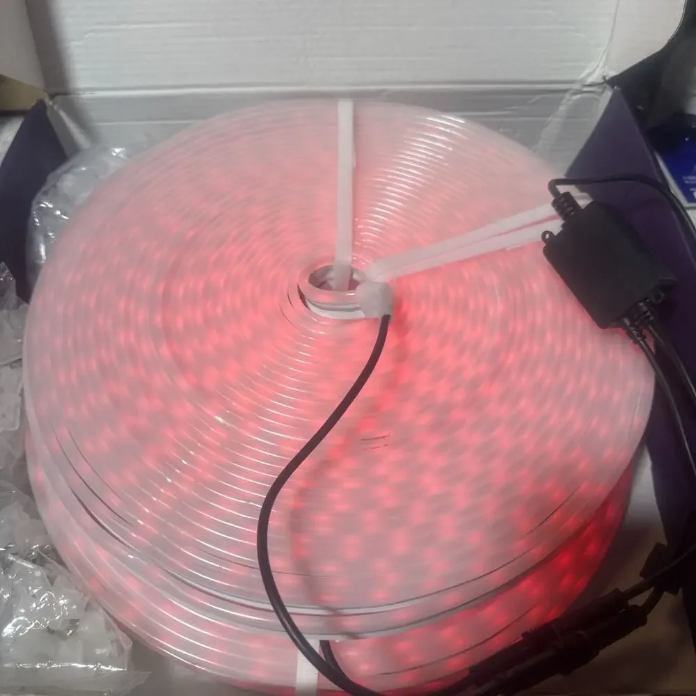 LED Neon Rope Lights Control w/ App/Remote, 200ft